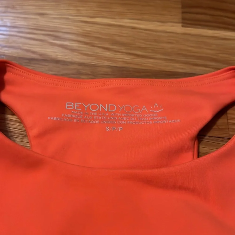 NWT Beyond Yoga POWERBEYOND Jump Bra in Sunset Orange women’s S - Picture 7 of 11